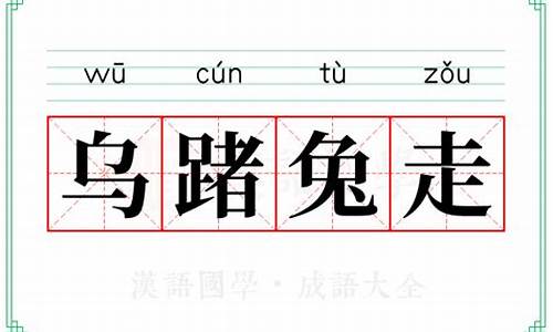 兔走鸟飞猜三个数字-兔走鸟飞还是兔走乌飞