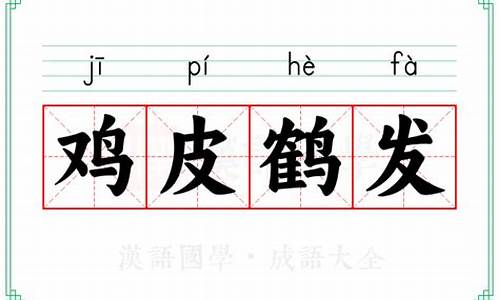 鸡皮鹤发打一个数字-鸡皮鹤发