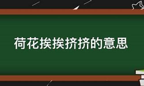 挨挨挤挤的意思是什么 荷叶-挨挨挤挤的意思