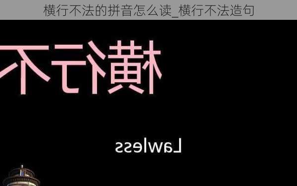 横行不法的拼音怎么读_横行不法造句