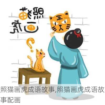 照猫画虎成语故事,照猫画虎成语故事配画